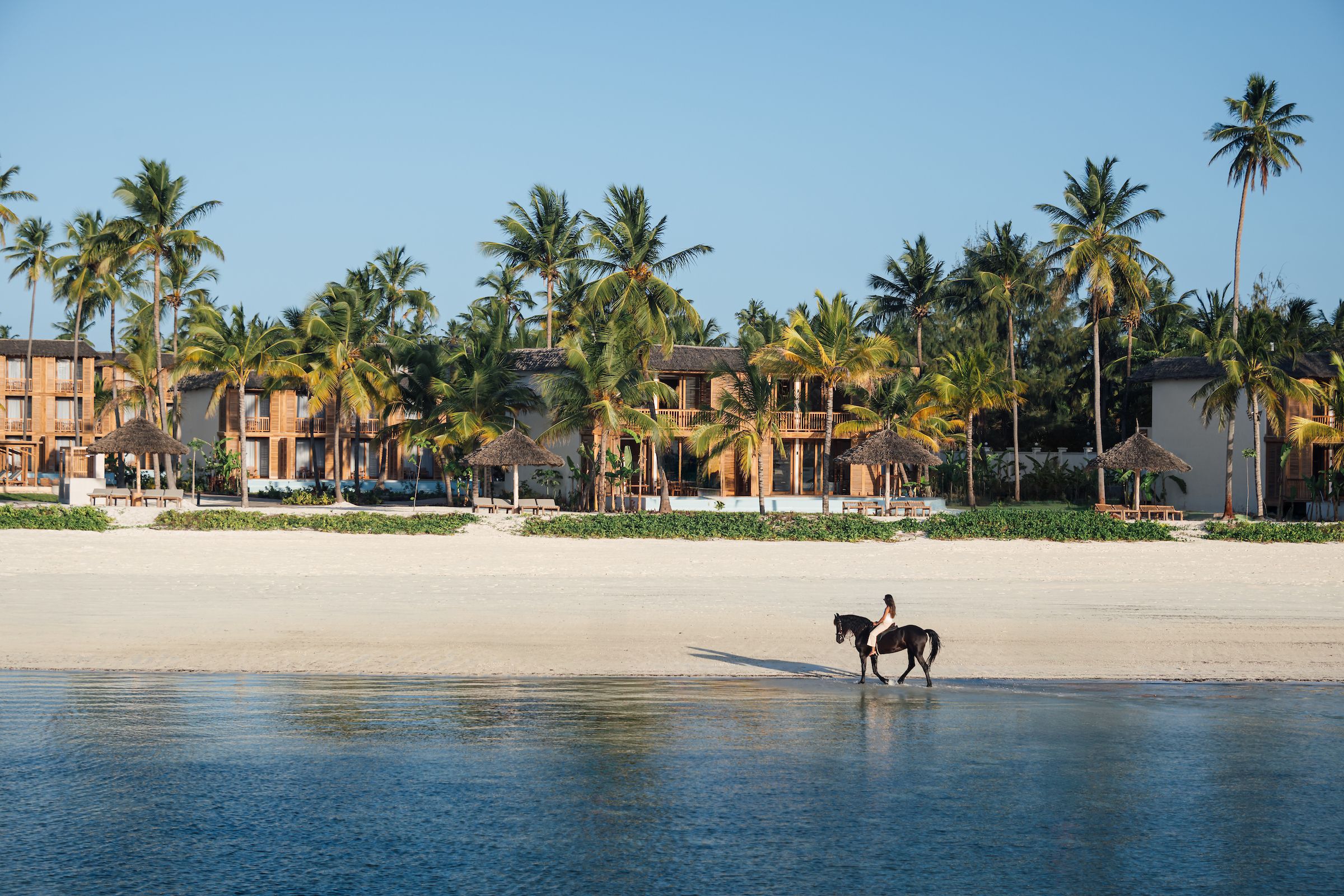 Private beach