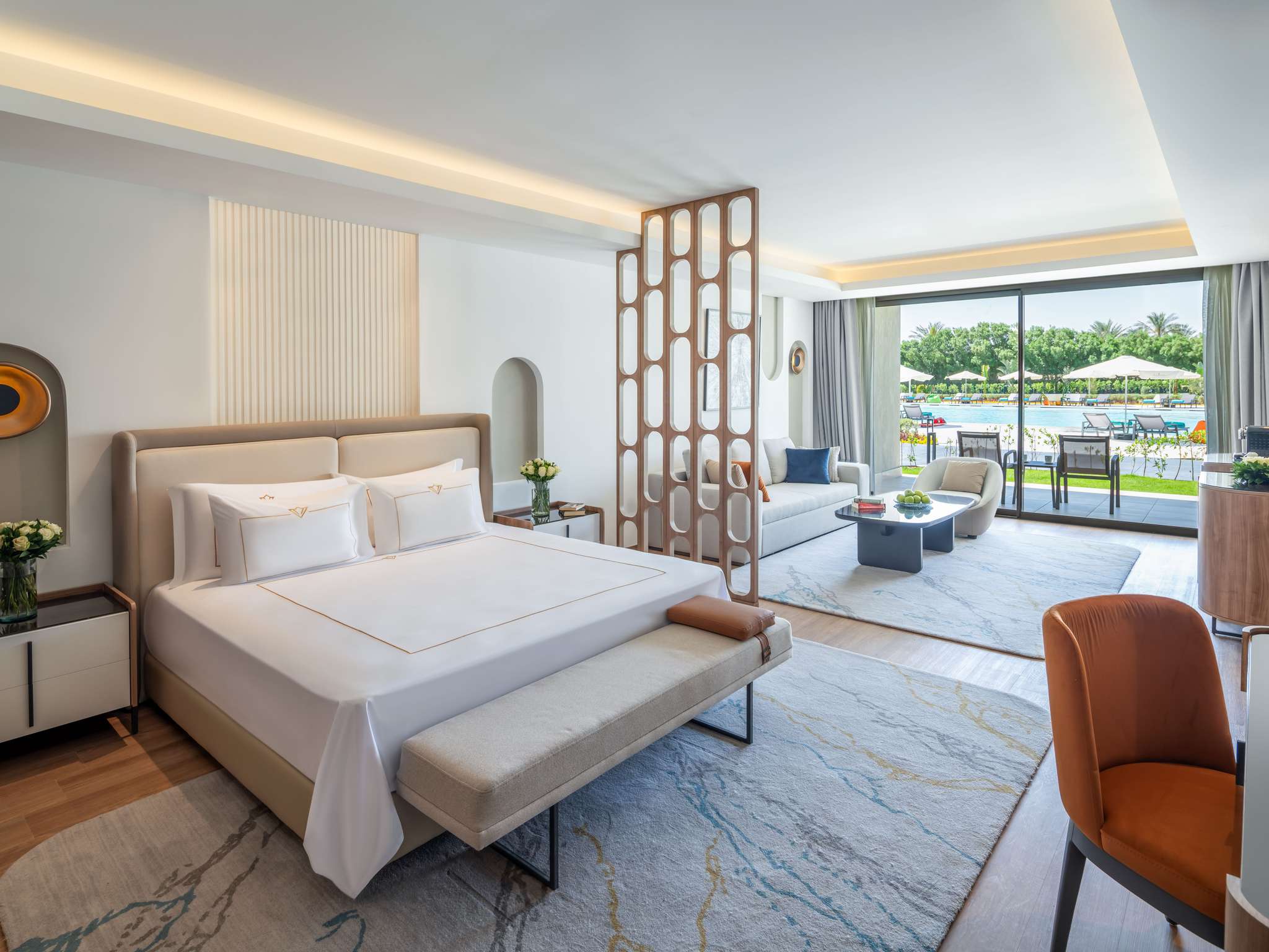 Bay-view guest room