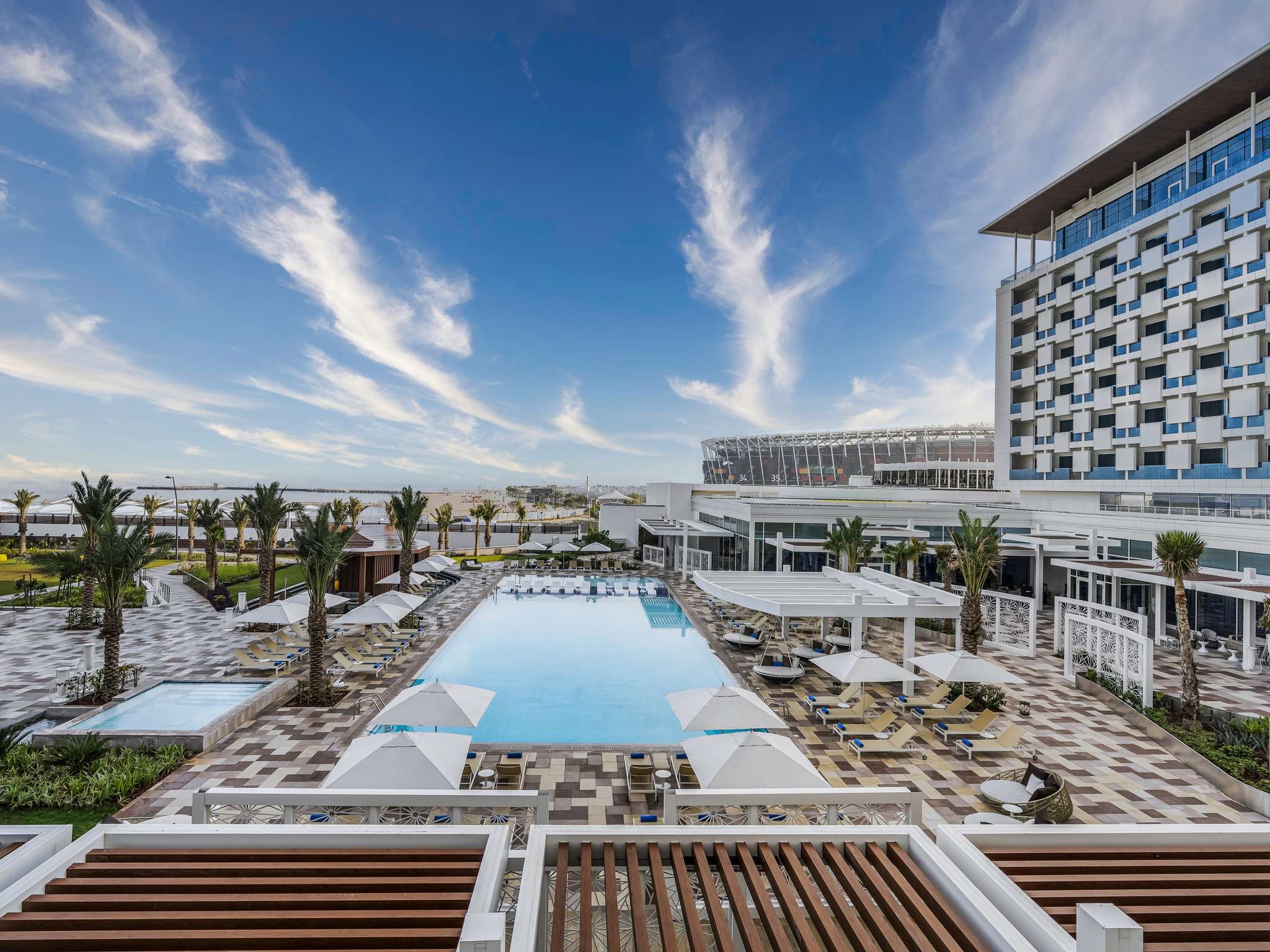 Rixos Gulf Hotel Doha resort hero photography