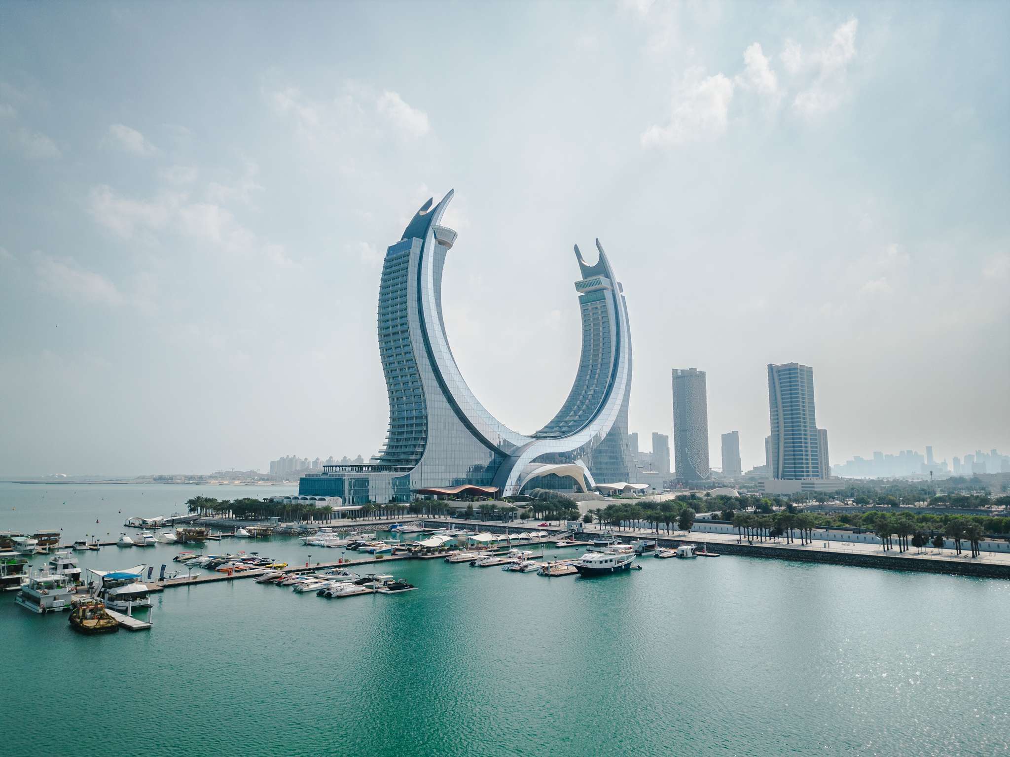 Raffles Doha resort hero photography